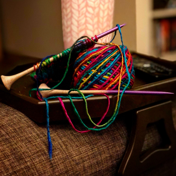 Knitting Needles and Yarn