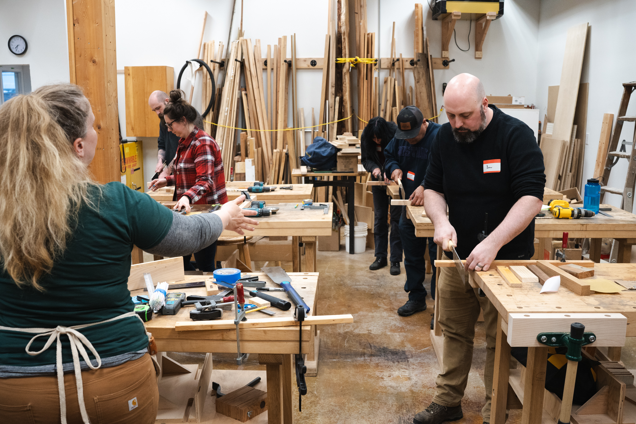 Woodworking class